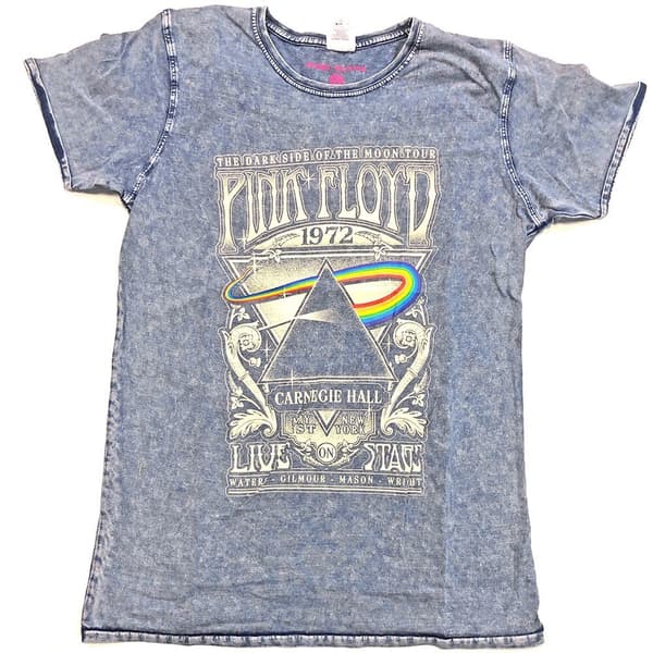 Pink Floyd Unisex Burn Out T-Shirt: Carnegie Hall (X-Large)