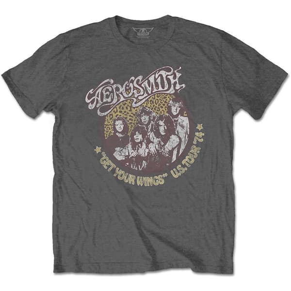 Aerosmith Unisex T-Shirt: Cheetah Print (XX-Large)