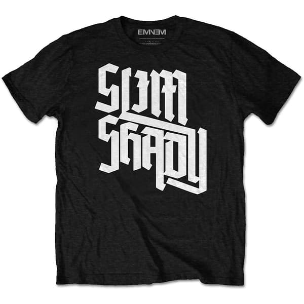 Eminem Unisex T-Shirt: Shady Slant (X-Large)