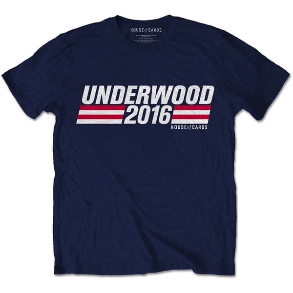 House Of Cards Unisex T-Shirt: Underwood Campaign (Large)