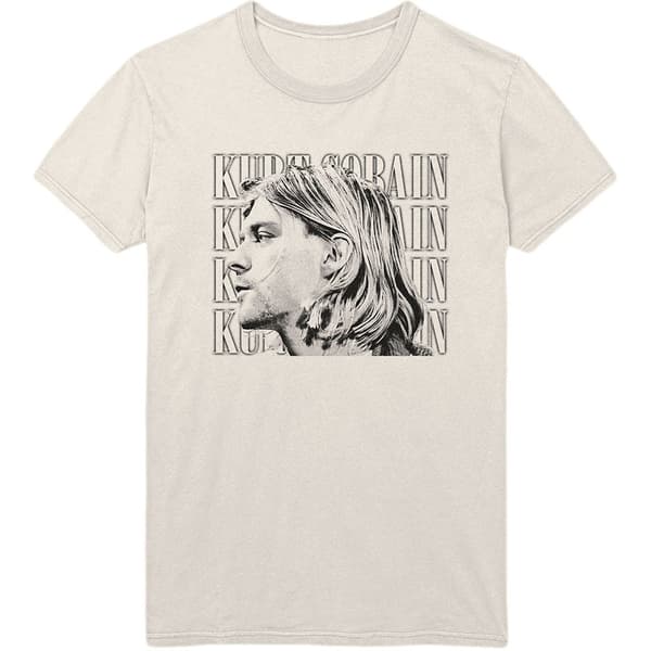 Kurt Cobain Unisex T-Shirt: Contrast Profile (Medium)