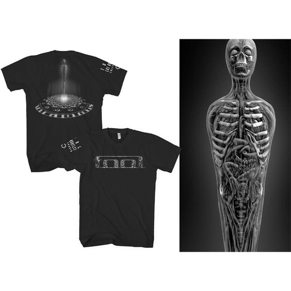 Tool Unisex T-Shirt: BW Spectre (Back & Sleeve Print) (XX-Large)