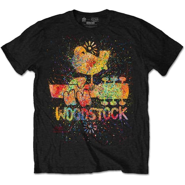 Woodstock Unisex T-Shirt: Splatter (XXX-Large)