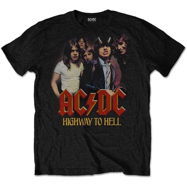AC/DC Unisex T-Shirt: H2H Band (Small)