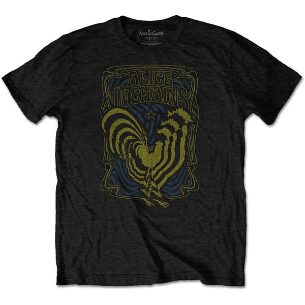 Alice in Chains Unisex T-Shirt: Psychedelic Rooster (XX-Large)