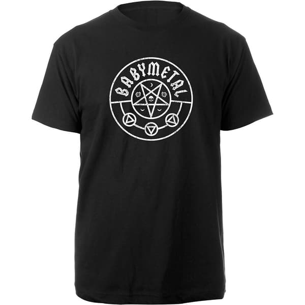 Babymetal Unisex T-Shirt: Pentagram (X-Large)