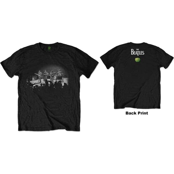 The Beatles Unisex T-Shirt: Live in DC (Back Print) (Large)