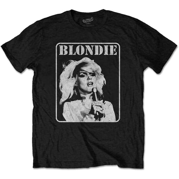 Blondie Unisex T-Shirt: Presente Poster (Large)
