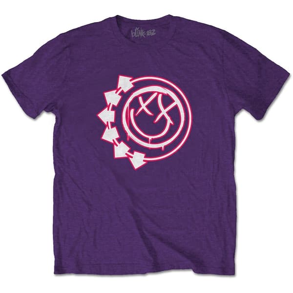Blink-182 Unisex T-Shirt: Six Arrow Smiley (XX-Large)