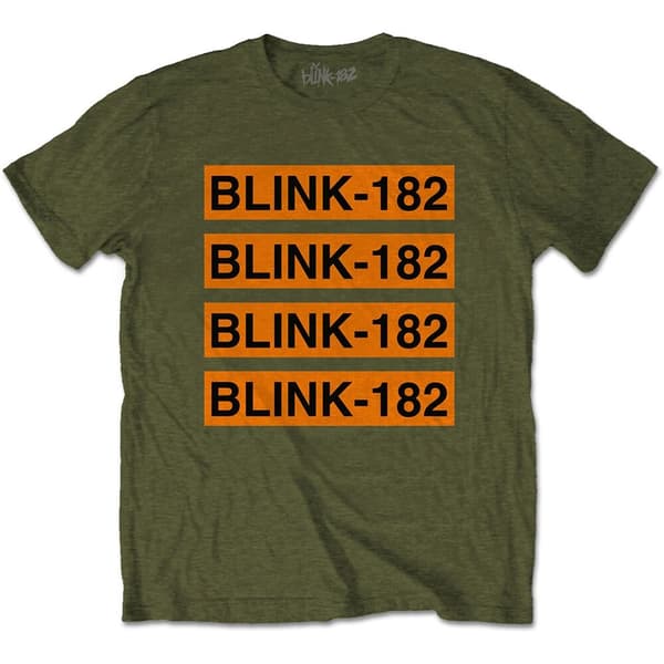 Blink-182 Unisex T-Shirt: Log Repeat (Small)