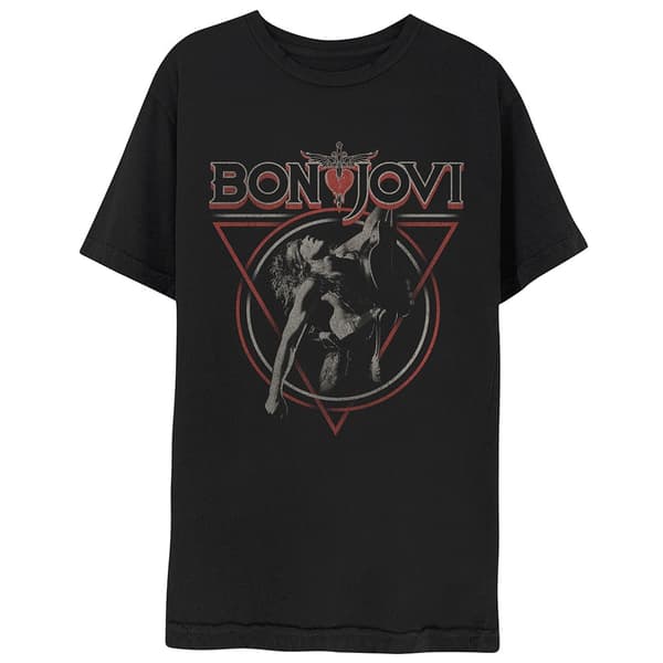 Bon Jovi Unisex T-Shirt: Triangle Overlap (X-Large)