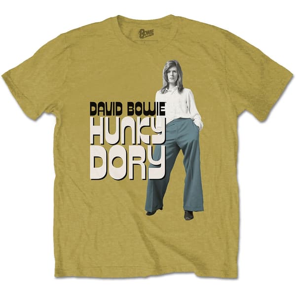 David Bowie Unisex T-Shirt: Hunky Dory 2 (Large)
