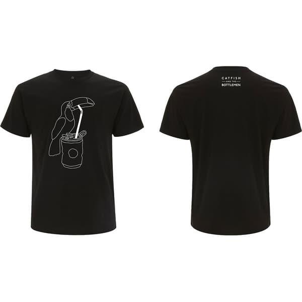 Catfish & The Bottlemen Unisex T-Shirt: Toucan (Back Print) (XX-Large)