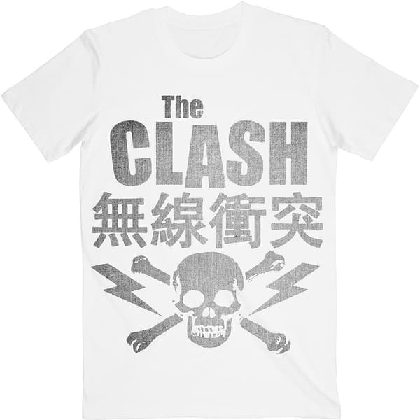 The Clash Unisex T-Shirt: Skull & Crossbones (Medium)