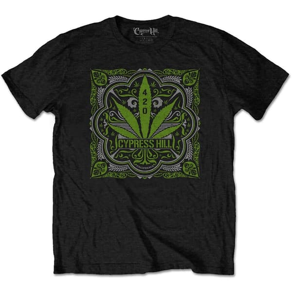 Cypress Hill Unisex T-Shirt: 420 Leaf (XX-Large)