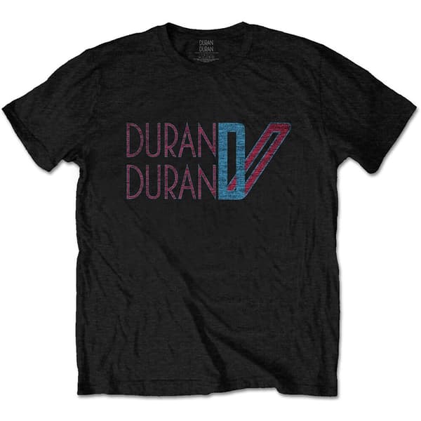 Duran Duran Unisex T-Shirt: Double D Logo (X-Large)
