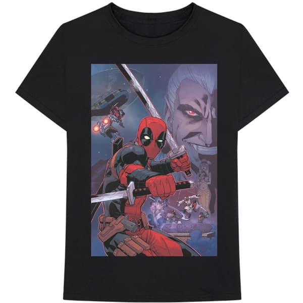 Marvel Comics Unisex T-Shirt: Deadpool Composite (Large)
