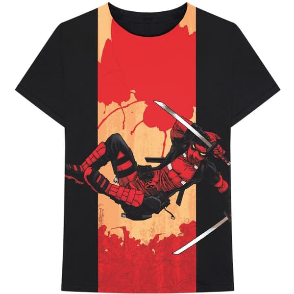 Marvel Comics Unisex T-Shirt: Deadpool Samurai (Medium)