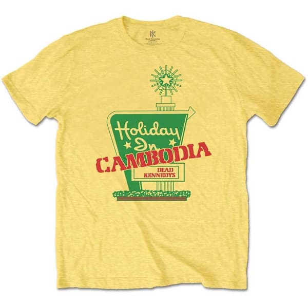 Dead Kennedys Unisex T-Shirt: Holiday in Cambodia (Large)