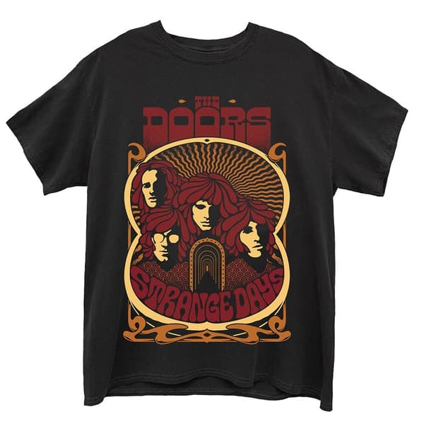 The Doors Unisex T-Shirt: Strange Days Vintage Poster (X-Large)