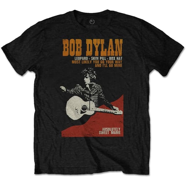 Bob Dylan Unisex T-Shirt: Sweet Marie (XX-Large)