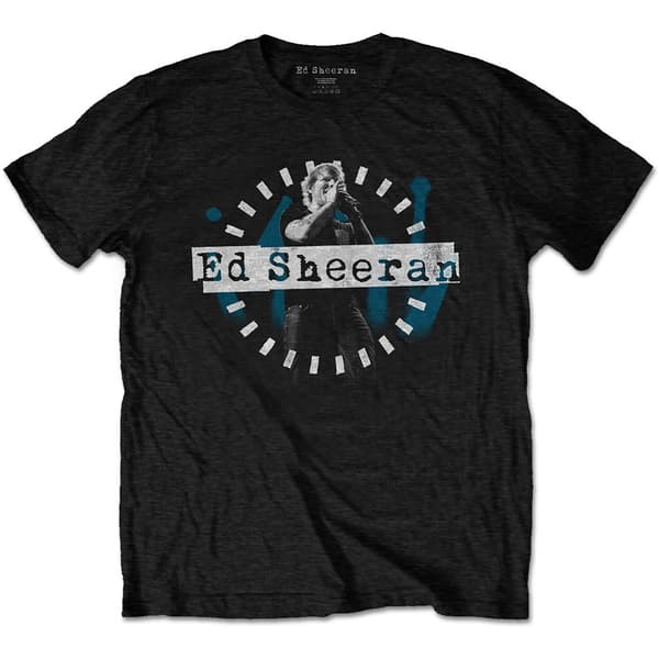 Ed Sheeran Unisex T-Shirt: Dashed Stage Photo (XX-Large)