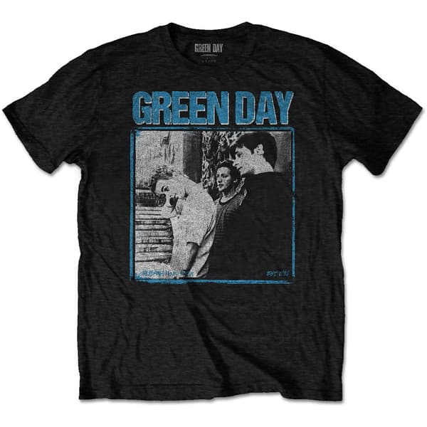 Green Day Unisex T-Shirt: Photo Block (Large)