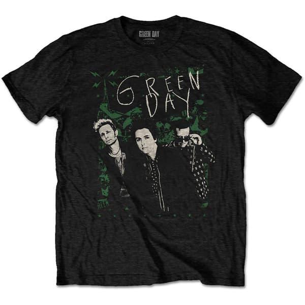 Green Day Unisex T-Shirt: Green Lean (X-Large)