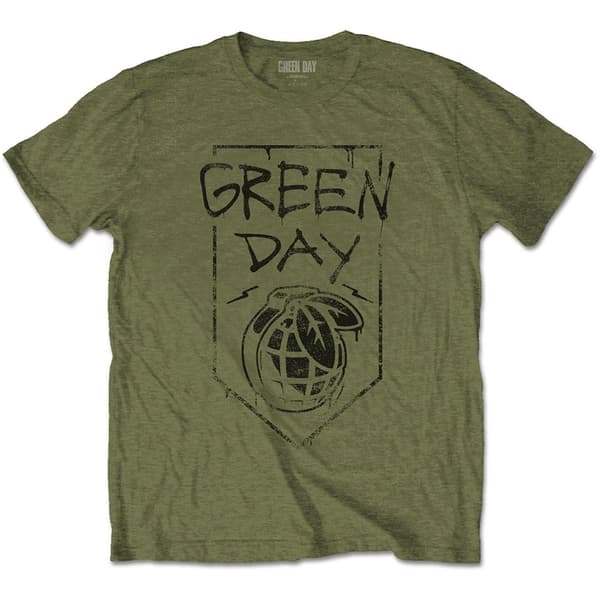 Green Day Unisex T-Shirt: Organic Grenade (XX-Large)