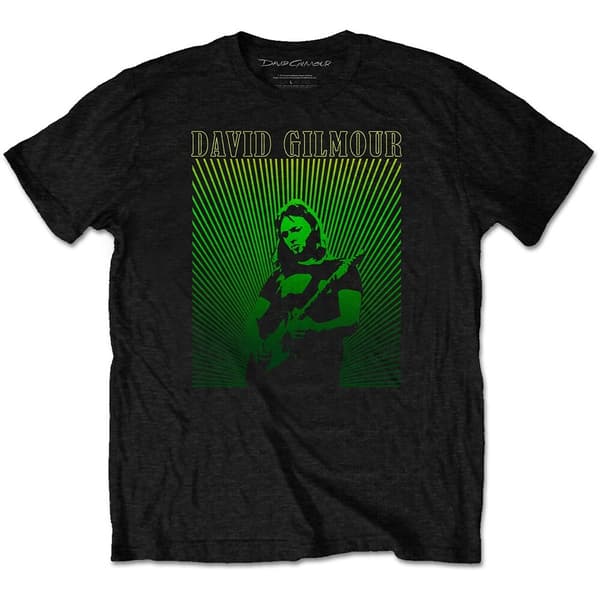 David Gilmour Unisex T-Shirt: Rays Gradient (X-Large)