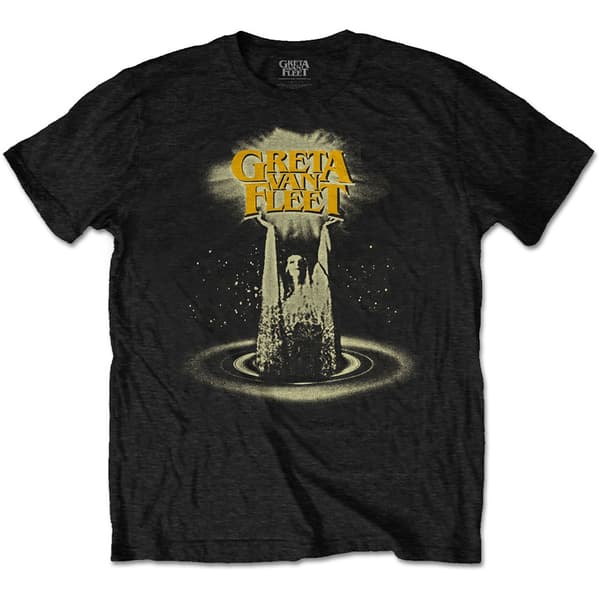 Greta Van Fleet Unisex T-Shirt: Cinematic Lights (Large)