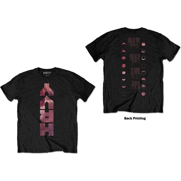 HRVY Unisex T-Shirt: Personal Lyrics (Back Print) (X-Large)
