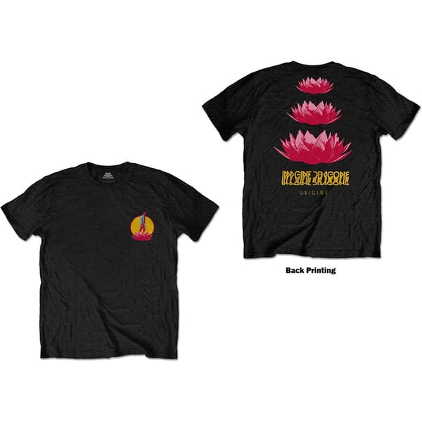 Imagine Dragons Unisex T-Shirt: Triangle Logo (Back Print) (Large)