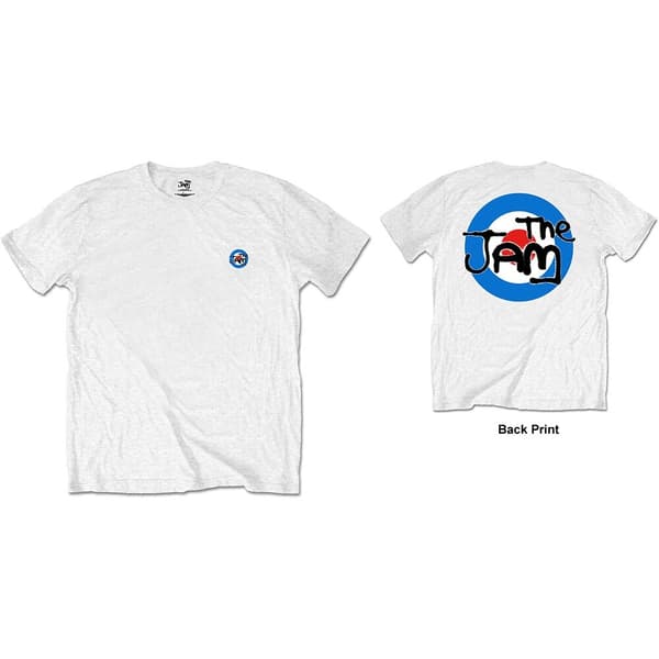 The Jam Unisex T-Shirt: Target Logo (Back Print/Retail Pack) (Medium)
