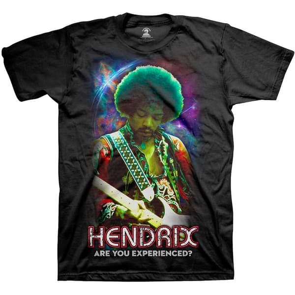 Jimi Hendrix Unisex T-Shirt: Cosmic (Small)