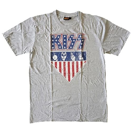 KISS Unisex T-Shirt: Stars And Stripes (XX-Large)