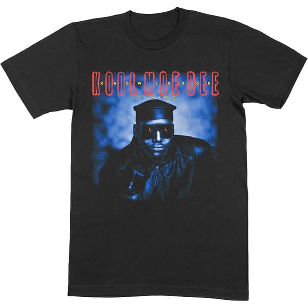 Kool Moe Dee Unisex Tee: Knowledge Is King (Medium)