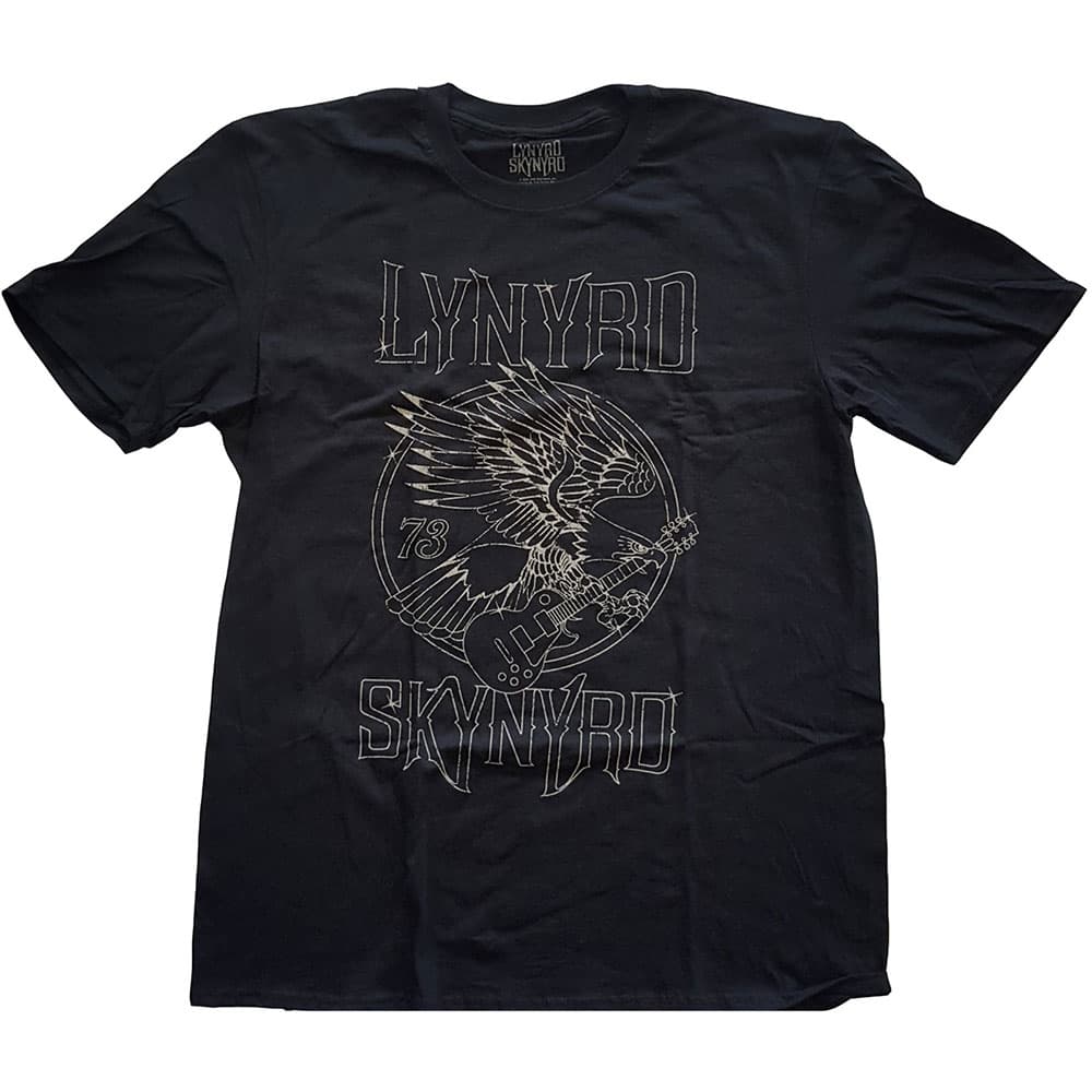 Lynyrd Skynyrd Unisex T-Shirt: '73 Eagle Guitar (XX-Large)