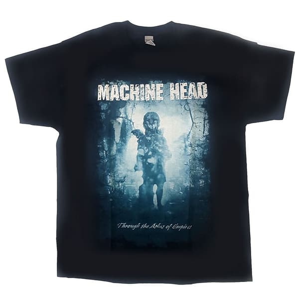 Machine Head Unisex T-Shirt: Through The Ashes of Empires (Sleeve Print) (Medium)