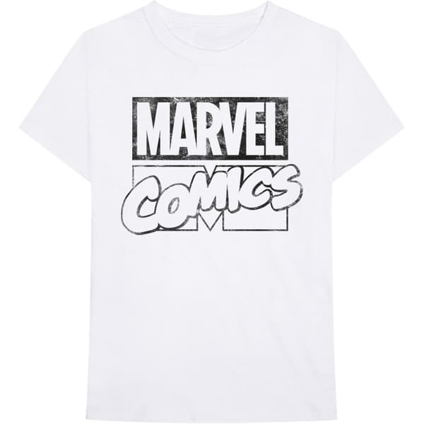 Marvel Comics Unisex T-Shirt: Logo (Large)
