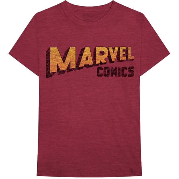 Marvel Comics Unisex T-Shirt: Warped Logo (Small)