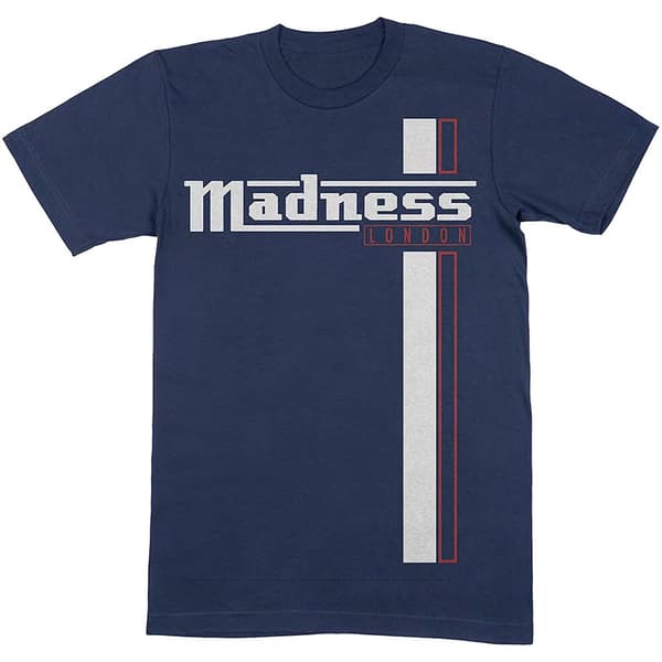 Madness Unisex T-Shirt: Stripes (Small)