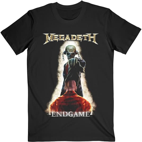 Megadeth Unisex T-Shirt: Vic Removing Hood (X-Large)