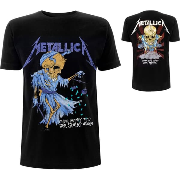 Metallica Unisex T-Shirt: Doris (Back Print) (X-Large)
