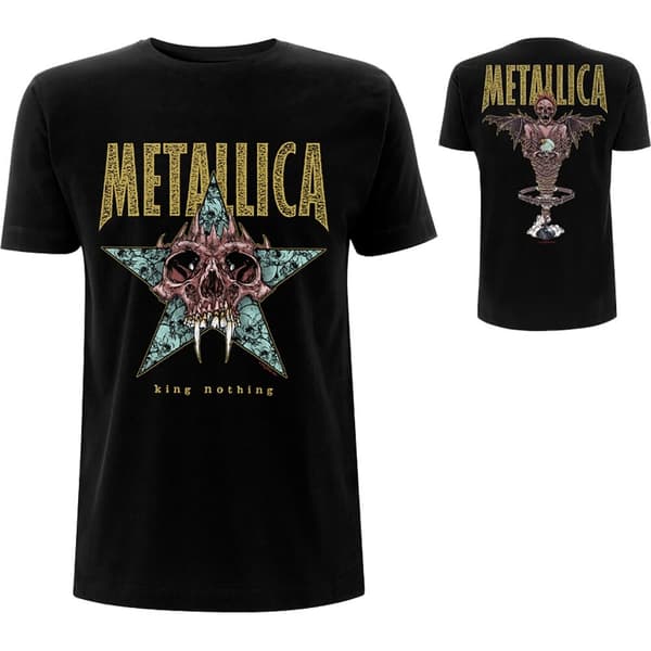 Metallica Unisex T-Shirt: King Nothing (Back Print) (Small)