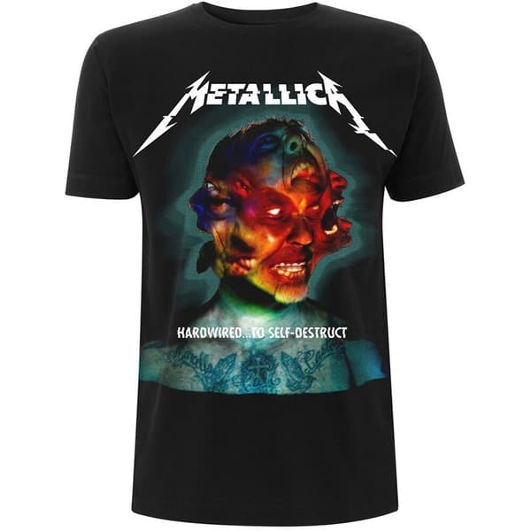 Metallica Unisex T-Shirt: Hardwired Album Cover (XX-Large)