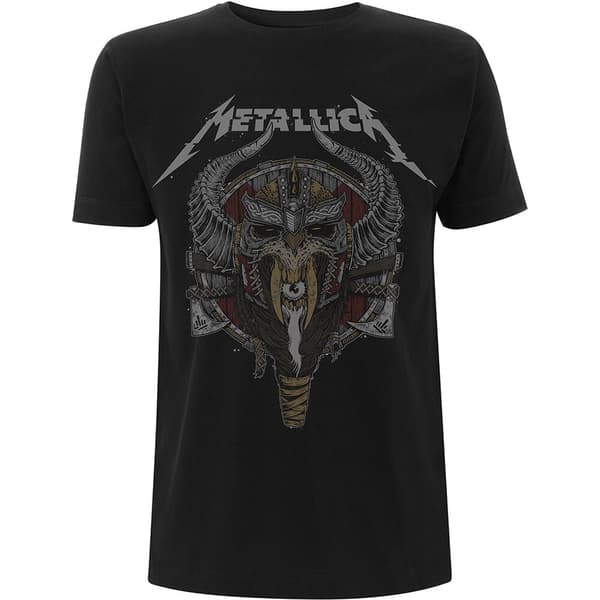 Metallica Unisex T-Shirt: Viking (Medium)