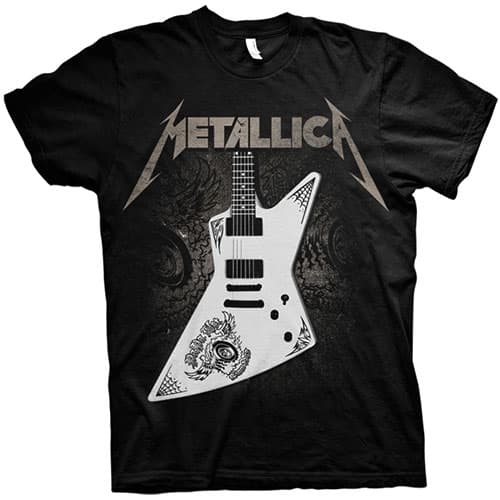Metallica Unisex T-Shirt: Papa Het Guitar (Medium)