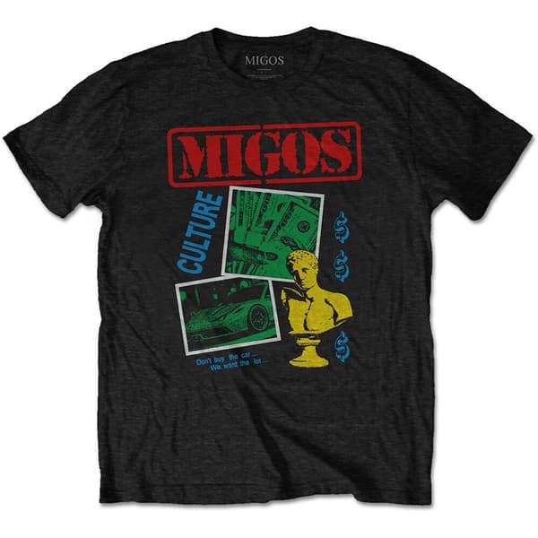 Migos Unisex T-Shirt: Don't Buy The Car (Large)