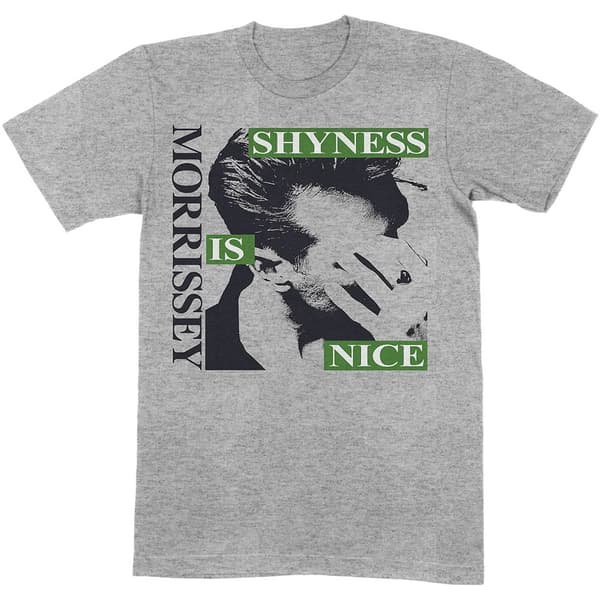 Morrissey Unisex T-Shirt: Shyness Is Nice (Small)